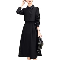 23486　レディース　ロングワンピース　ベスト　黒Ｘ赤 23486 レディース ロングワンピース ベスト 黒X赤